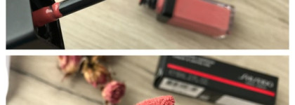 Мое видение Shiseido Lacquerink LipShine 312 «Electro Peach» & Minimalist WippedPowder Blush «01 Sonoya»