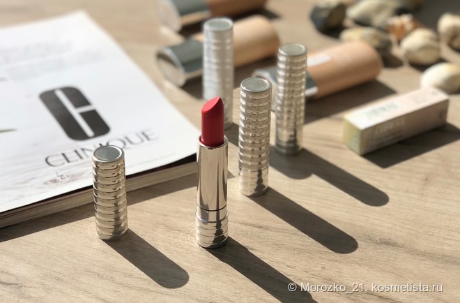 Clinique Long Last Lipstick #0A Runway Coral - новый коралл в моей косметичке