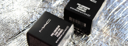 Кремово-пудровые тени Pro Longwear Paint Pots от Mac В оттенках - Moss Definitely и Black Mirror