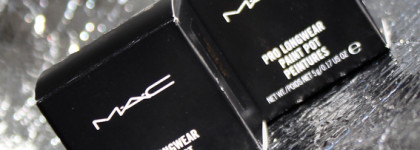 Кремово-пудровые тени Pro Longwear Paint Pots от Mac В оттенках - Moss Definitely и Black Mirror