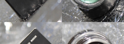 Кремово-пудровые тени Pro Longwear Paint Pots от Mac В оттенках - Moss Definitely и Black Mirror