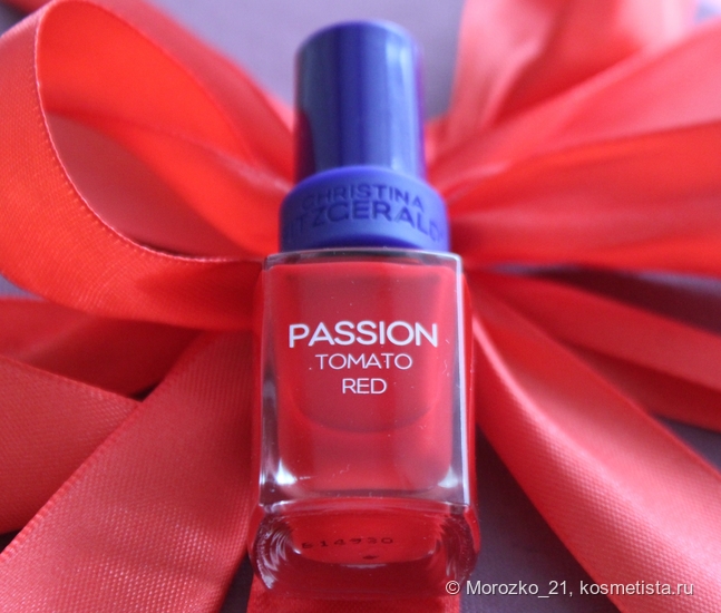 Идеальный красный - лак для ногтей Christina Fitzgerald "Passion Tomato ...