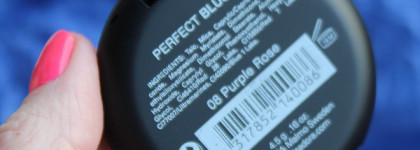 Яркие, но абсолютно ручные румяна IsaDora Perfect blush 08 «Purple Rose”