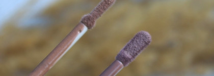 Матовые тени Luxvisage Matt Tint liquid eyeshadow waterproof 12h в оттенках 103 “Nude beige” и 105 “Ash Lilac”