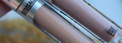 Матовые тени Luxvisage Matt Tint liquid eyeshadow waterproof 12h в оттенках 103 “Nude beige” и 105 “Ash Lilac”