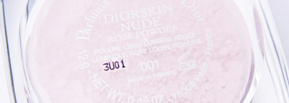 Рассыпчатая пудра для лица Dior Diorskin Nude Luminous Rose Loose Powder 001