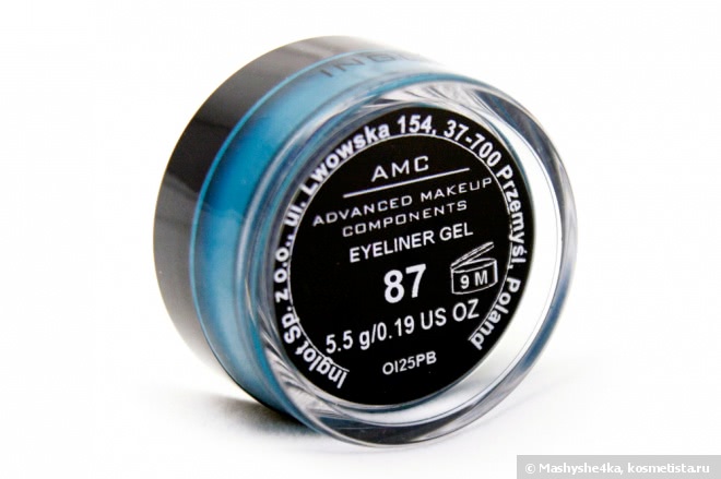 Гелевая подводка Inglot AMC Eyeliner Gel 87