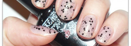 Как я пробовала верхнее покрытие "перепелиное яйцо" от "EL Corazon"  на разных цветных лаках