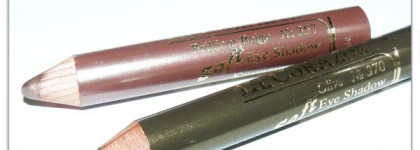 Карандаш-тени "Soft eye shadow" от "EL Corazon" (Olive № 370, Brilliant beige № 357)