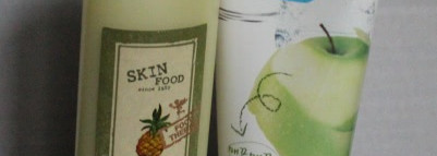 Два пилинга SkinFood и TheFaceShop