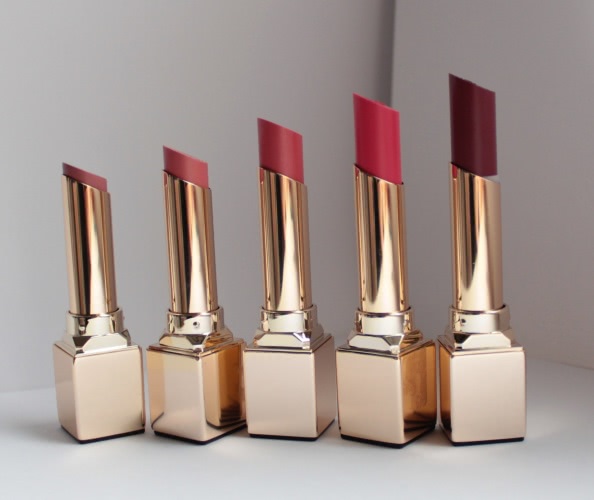 Clarins Rouge Eclat Satin Finish Age-Defying Lipstick в оттенках 01,02,03,04,06