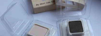 SkinFood My Short Cake Eye Shadow тени в оттенках Swh02 и Sbr03