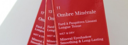 Моно тени Clarins - Clarins Ombre Mineral Eyeshadow Smoothing & Long-Lasting в оттенках №№ 11 Silver Green, 13 Dark Chocolate, 17 Smoky plum