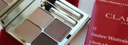 Палетка Clarins Ombre Minerale 4 Couleurs Wet&Dry Eye Quartet Mineral Palette Long-Lasting №13 Skin Tones