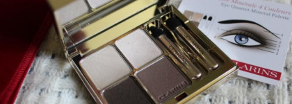 Палетка Clarins Ombre Minerale 4 Couleurs Wet&Dry Eye Quartet Mineral Palette Long-Lasting №13 Skin Tones
