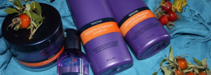 Indola средства для выпрямления волос.  Шампунь, кондиционер, маска и масло