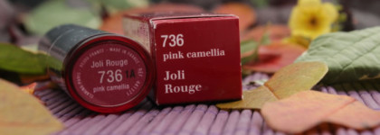 Clarins Joli Rouge №736 Pink Camellia Long-Wearing Moisturizing Lipstick