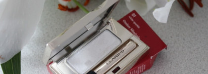 Моно тени Clarins - Clarins Ombre Mineral Eyeshadow Smoothing & Long-Lasting в оттенке №01 White Sparkle