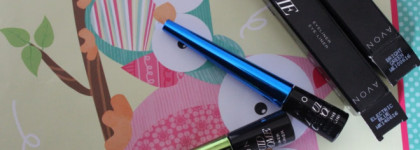 Avon Liquid Chrome eyeliner в оттенках Electric Blue и Bright Green