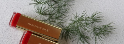 Max Factor Colour Elixir Lipstick в оттенке №840 Cherry Kiss и №715 Ruby Tuesday