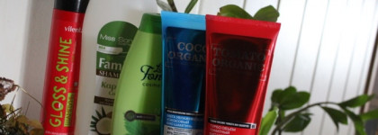 Шампуни Vilenta, Organic Shop, Miss Sandy cosmetics, La Fonte cosmetic
