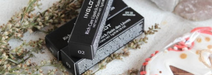 Inglot Rich Care Lipstick в оттенках 01, 02, 03