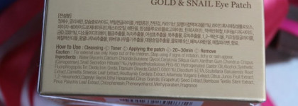 Petitfee Gold&Snail Hydrogel Eye Patch