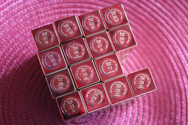Clarins Rouge Eclat Satin Finish Age-Defying Lipstick №22 Red Paprika