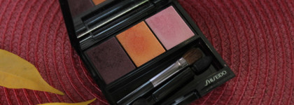 Shiseido Luminizing Satin Eye Color Trio в оттенках OR316 Floracouture и YE406 Tropic