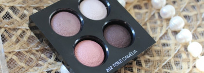 Chanel Les 4 Ombres Multi-Effect Quadra Eyeshadow в оттенке №202 Tisse Camelia - когда хочется нежности и жемчужного сияния