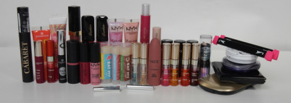 Пустые банки декоративной косметики за весну и продвижение в Project Pan за 5 месяцев