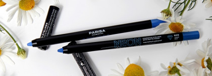 Parisa Cosmetics Neon Demon пигментированные карандаши для век Long-Lasting Waterproof в оттенках 608 Lilac Blue и 609 Cobalt Blue