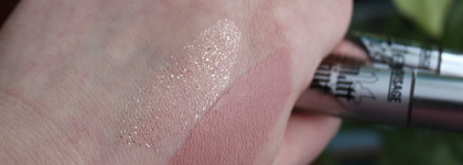 Жидкие тени Luxvisage - Matt Tint Liquid Eyeshadow Waterproof 12H в оттенке 102 Dusty Rose и Glitter Rock Liquid Eyeshadow в оттенке 303 Pink Quartz