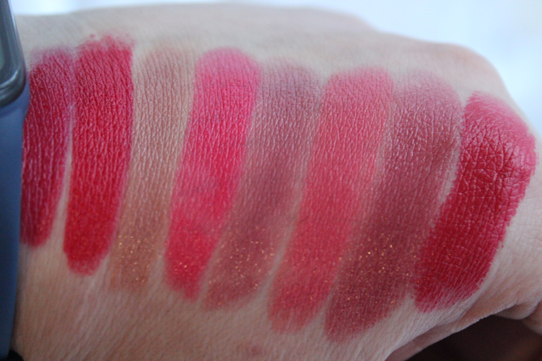 Berry berry nice, Ruby shock, Latte, Pink Punch, Toasted Rose, Rapid rose, Chic, Red 2000