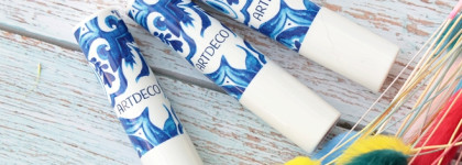 Три бальзама Artdeco Color Booster Lip Balm в оттенках 04 Rose, Pink, 09 Peach