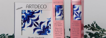 Три бальзама Artdeco Color Booster Lip Balm в оттенках 04 Rose, Pink, 09 Peach