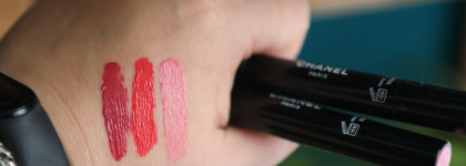 На десять лет назад с помадами Chanel Rouge Coco Stylo в оттенках 214 Message, 202 Conte, 206 Histoire