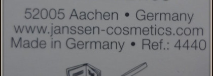 Janssen Cosmetics: крем для лица, крем для век и очищающая маска