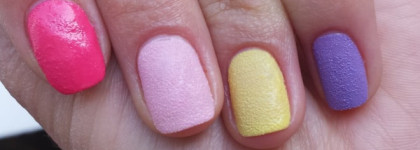 Весеннее настроение с сахарными лаками nailLOOK №31073, №31078, №31075, №3182