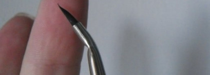 Прекрасный дуэт: Гелевая подводка для глаз Inglot  Matte Collection AMC Eyeliner Gel  и кисточка для подводки Inglot Eyes Brushes 30T