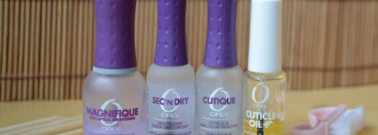 Топ Orly Magnifique French Manicure Top Coat, сушка с проникающим эффектом Orly Sec'n Dry, средство для кутикулы Orly Cutique Cuticle & Stain Remover, масло для кутикулы Orly "cutique Oil+"