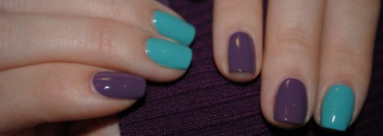 Дуэт Dior Vernis Saint-Tropez 401 и Dior Vernis Garden Party 694 Forget-Me-Not