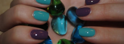 Дуэт Dior Vernis Saint-Tropez 401 и Dior Vernis Garden Party 694 Forget-Me-Not