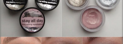 Блестящее трио от Essense – Stay All Day long lasting eye shadow #02, #04, #09