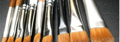 Кисти для век из ворса колонка