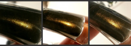 Deborah Lippmann Cleopatra in New York & L'oreal Resist&Shine Titanium № 737 - Черный маникюр с двойным дном