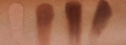 Красавица Isa Dora Eye Shadow Quartet (20 classic brown)