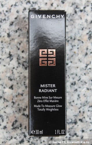 Тонирующий гель для лица Givenchy Mister Radiant Made-to-Measure Glow Totally Weightless