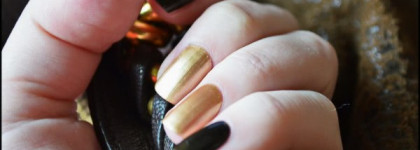 Черное золото от YSL - La Laque Couture Bronze Aztec 28