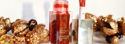Рождество Clarins: Instant Light Lip Comfort Oil #09 Red Berry Glam